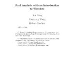 خرید و دانلود نسخه کامل کتاب Real Analysis with an Introduction to Wavelets