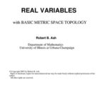 خرید و دانلود نسخه کامل کتاب Real Variables with Basic Metric Space Topology