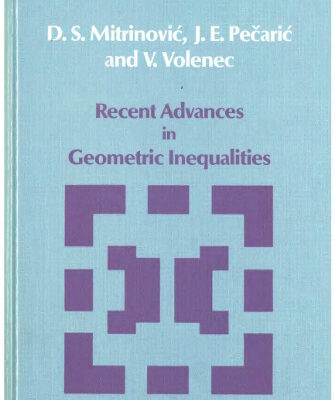 خرید و دانلود نسخه کامل کتاب Recent advances in geometric inequalities