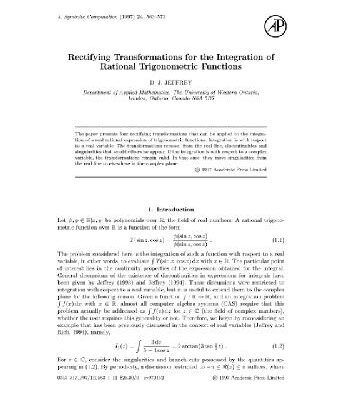 خرید و دانلود نسخه کامل کتاب Rectifying transform, integration of trigonometrics. JSC 1997