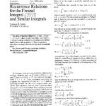 خرید و دانلود نسخه کامل کتاب Recurrence for Fresnel integral