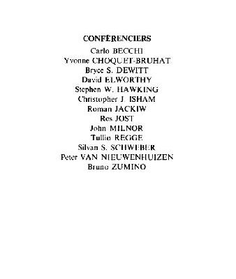 خرید و دانلود نسخه کامل کتاب Relativite, groupes et topologie II: Les Houches, session XL, 27 juin-4 aout 1983 = Relativity, groups, and topology II
