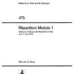 خرید و دانلود نسخه کامل کتاب Répartition Modulo 1: Actes du Colloque de Marseille-Luminy, 4 au 7 Juin 1974