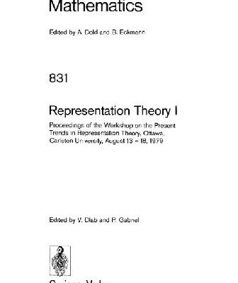 خرید و دانلود نسخه کامل کتاب Representation Theory I