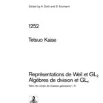 خرید و دانلود نسخه کامل کتاب Representations de Weil et GL2 Algebres de division et GLn