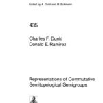 خرید و دانلود نسخه کامل کتاب Representations of Commutative Semitopological Semigroups