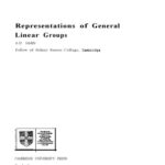 خرید و دانلود نسخه کامل کتاب Representations of General Linear Groups