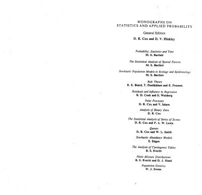 خرید و دانلود نسخه کامل کتاب Residuals and Influence in Regression (Chapman & Hall CRC Monographs on Statistics & Applied Probability 18)