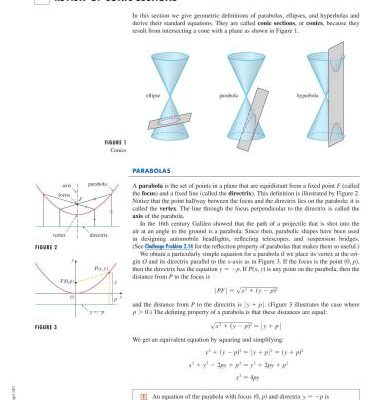 خرید و دانلود نسخه کامل کتاب Review of conic sections