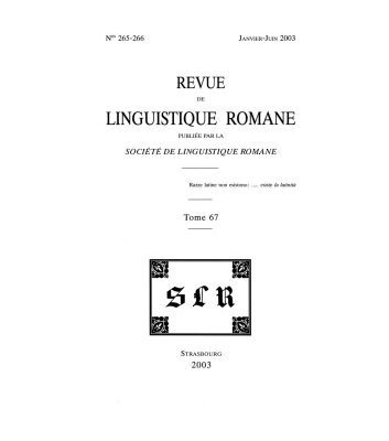 خرید و دانلود نسخه کامل کتاب Revue de linguistique romane