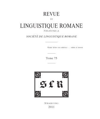 خرید و دانلود نسخه کامل کتاب Revue de linguistique romane