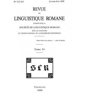 خرید و دانلود نسخه کامل کتاب Revue de linguistique romane