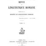خرید و دانلود نسخه کامل کتاب Revue de linguistique romane