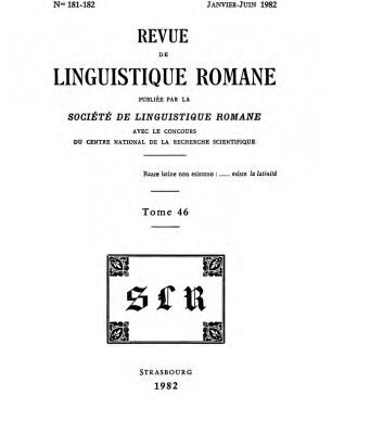 خرید و دانلود نسخه کامل کتاب Revue de linguistique romane