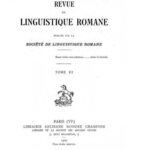 خرید و دانلود نسخه کامل کتاب Revue de linguistique romane
