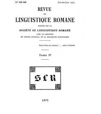 خرید و دانلود نسخه کامل کتاب Revue de linguistique romane