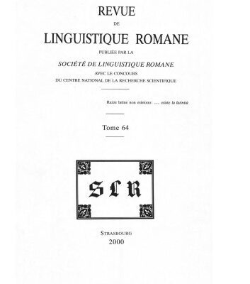 خرید و دانلود نسخه کامل کتاب Revue de linguistique romane