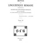 خرید و دانلود نسخه کامل کتاب Revue de linguistique romane