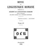 خرید و دانلود نسخه کامل کتاب Revue de linguistique romane