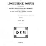 خرید و دانلود نسخه کامل کتاب Revue de linguistique romane