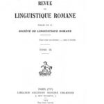 خرید و دانلود نسخه کامل کتاب Revue de linguistique romane