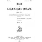 خرید و دانلود نسخه کامل کتاب Revue de linguistique romane