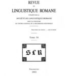 خرید و دانلود نسخه کامل کتاب Revue de linguistique romane
