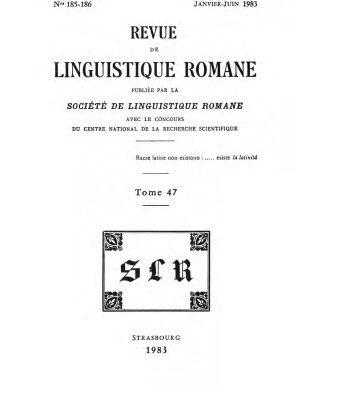 خرید و دانلود نسخه کامل کتاب Revue de linguistique romane