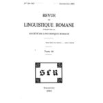خرید و دانلود نسخه کامل کتاب Revue de linguistique romane
