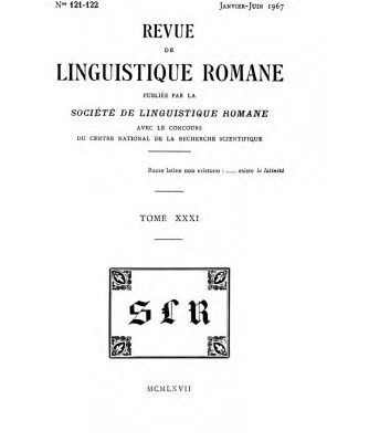 خرید و دانلود نسخه کامل کتاب Revue de linguistique romane