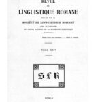 خرید و دانلود نسخه کامل کتاب Revue de linguistique romane