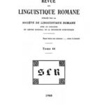 خرید و دانلود نسخه کامل کتاب Revue de linguistique romane