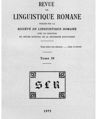 خرید و دانلود نسخه کامل کتاب Revue de linguistique romane