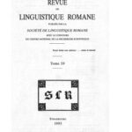 خرید و دانلود نسخه کامل کتاب Revue de linguistique romane