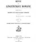 خرید و دانلود نسخه کامل کتاب Revue de linguistique romane