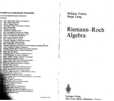خرید و دانلود نسخه کامل کتاب Riemann-Roch Algebra