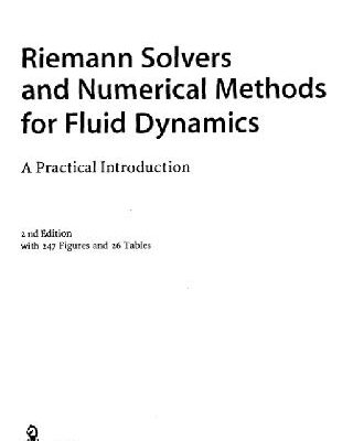 خرید و دانلود نسخه کامل کتاب Riemann Solvers and Numerical Methods for Fluid Dynamics