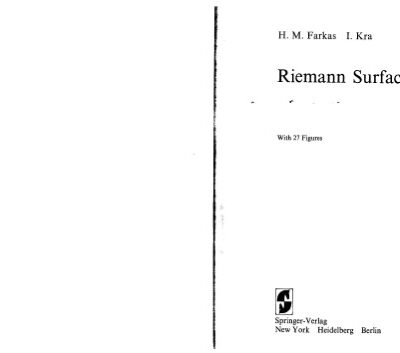 خرید و دانلود نسخه کامل کتاب Riemann Surfaces