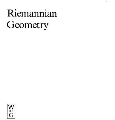 خرید و دانلود نسخه کامل کتاب Riemannian geometry