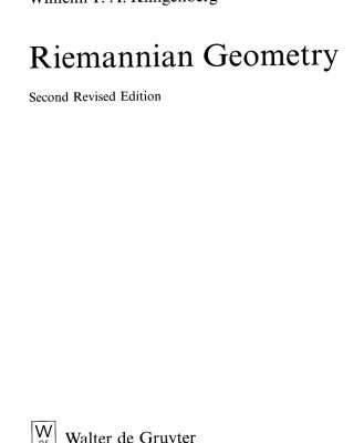 خرید و دانلود نسخه کامل کتاب Riemannian Geometry