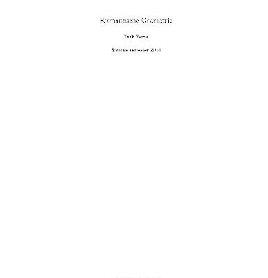 خرید و دانلود نسخه کامل کتاب Riemannsche Geometrie 001