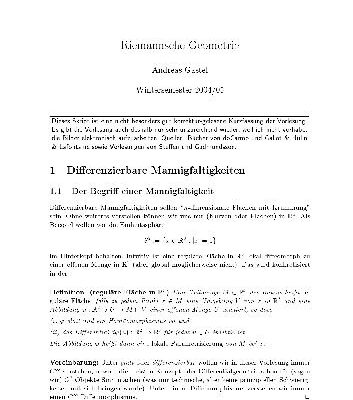 خرید و دانلود نسخه کامل کتاب Riemannsche Geometrie 002