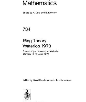 خرید و دانلود نسخه کامل کتاب Ring Theory