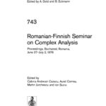 خرید و دانلود نسخه کامل کتاب Romanian-Finnish Seminar on Complex Analysis