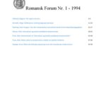 خرید و دانلود نسخه کامل کتاب Romansk forum