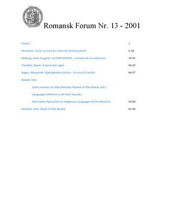 خرید و دانلود نسخه کامل کتاب Romansk forum