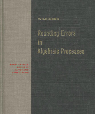 خرید و دانلود نسخه کامل کتاب Rounding errors in algebraic processes