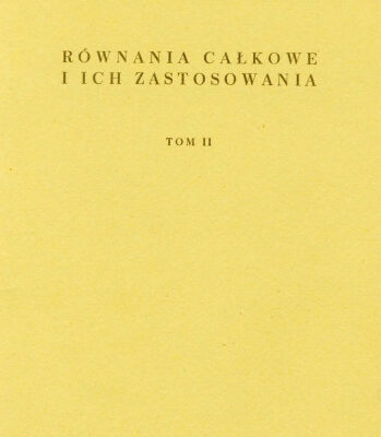 خرید و دانلود نسخه کامل کتاب Równania całkowe i ich zastosowania