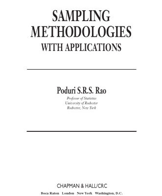 خرید و دانلود نسخه کامل کتاب Sampling Methodologies with Applications (Texts in Statistical Science)