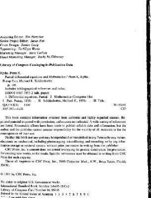 خرید و دانلود نسخه کامل کتاب Schaeferkotter M.R. Partial differential equations and Mathematica